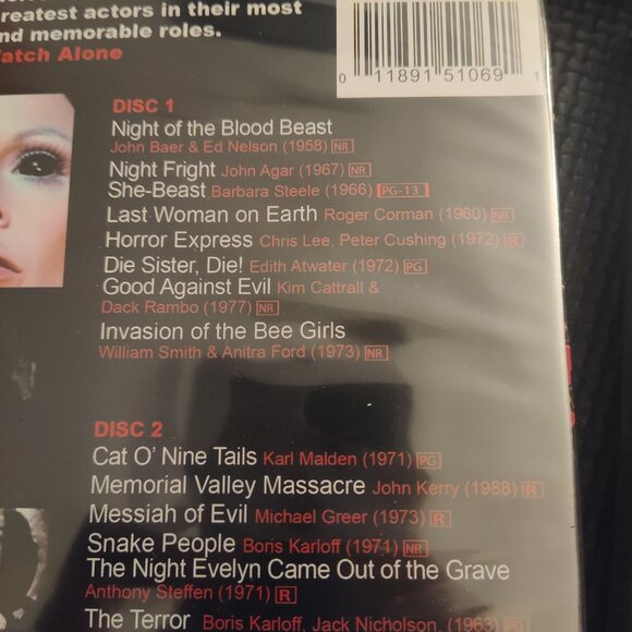 NEW Horror: 50 Movies (DVD, 8-Disc Set, Ultimate Collectors Edition) SEALED NEW - Picture 5 of 10